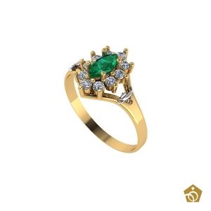 Anel Formatura - Enfermagem - Ouro 18k