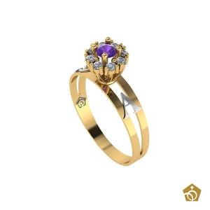 Anel Formatura - Teologia - Ouro 18k