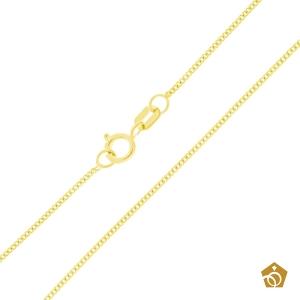 Corrente Groumet de Ouro 18k - 70 cm - elo curto